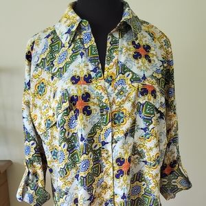 Womens Oversized Beach Shirt Size S